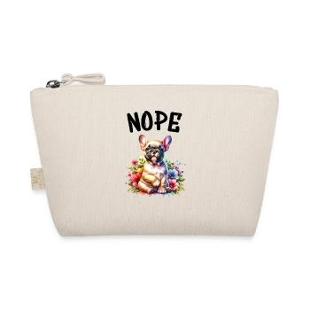 Bouledogue français disant non, amoureux des chiens - Trousse biologique - nature - Devant