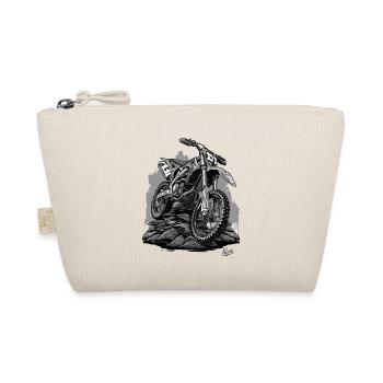 Dirt Bike Motocross: Dust, Sweat and Chain Oil - Organic Pouch - nature - Front