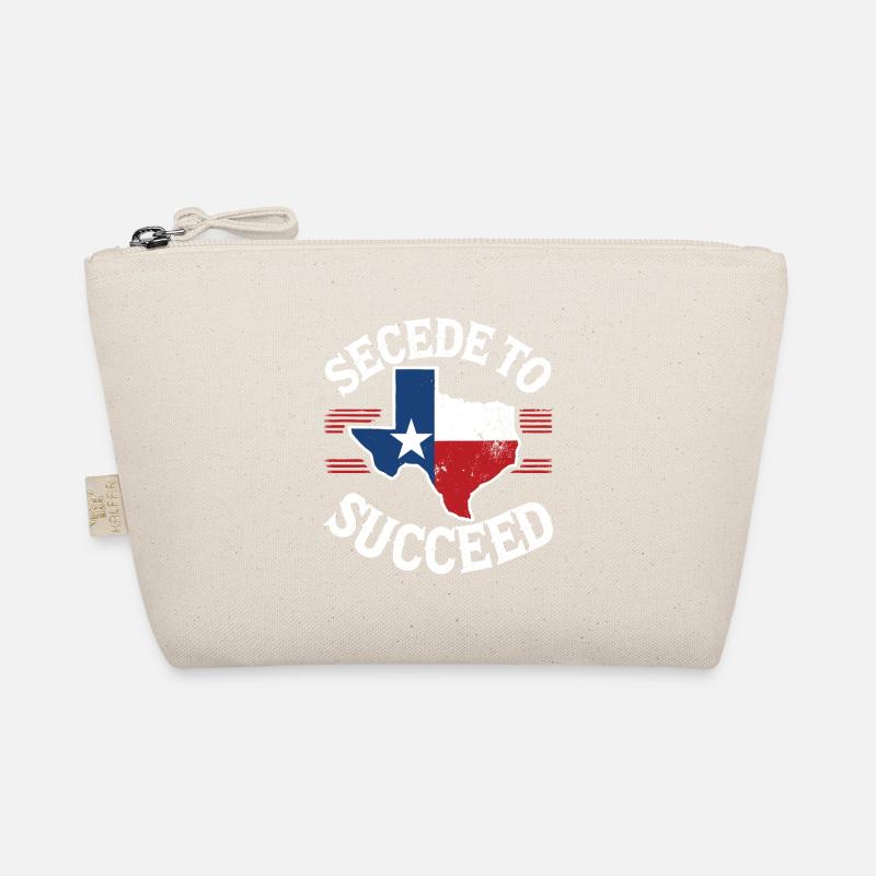 Secede to Succeed Texas Texit Texan State Flag Organic Pouch
