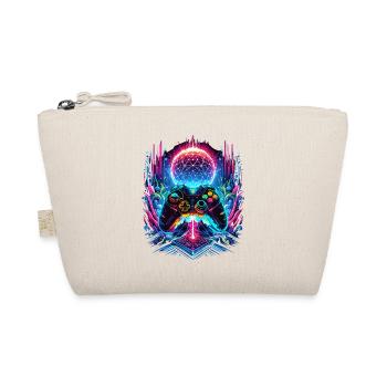 Synthwave Cyberpunk Gaming Controller - Bio-Täschchen - Natur - Vorne