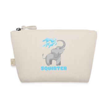 Lustiger Elefant Unangemessener Witz, Nerd, Geek - Bio-Täschchen - Natur - Vorne