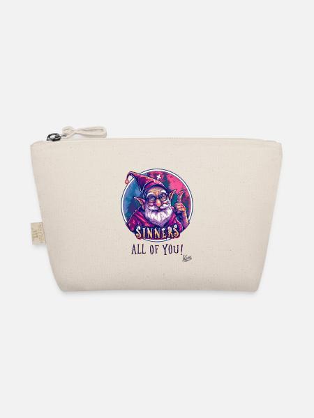 Gnome Grandpa Wizard, Sinners, All of You - Organic Pouch - nature - Front