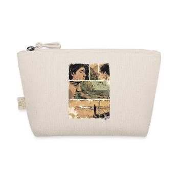 Comic of loneliness on the beach - Organic Pouch - nature - Front
