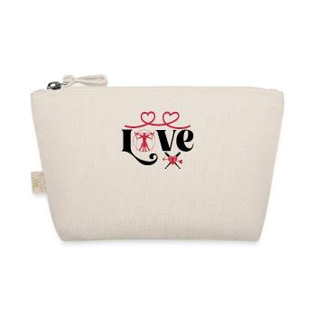 Baseball Softball Mama Love Baseball - Bio-Täschchen - Natur - Vorne