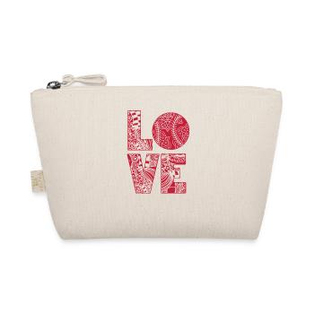 Baseball Softball Mama Love Baseball - Bio-Täschchen - Natur - Vorne