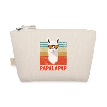 Funny Llama Dad Perfect Father's Day Design - Organic Pouch - nature - Front