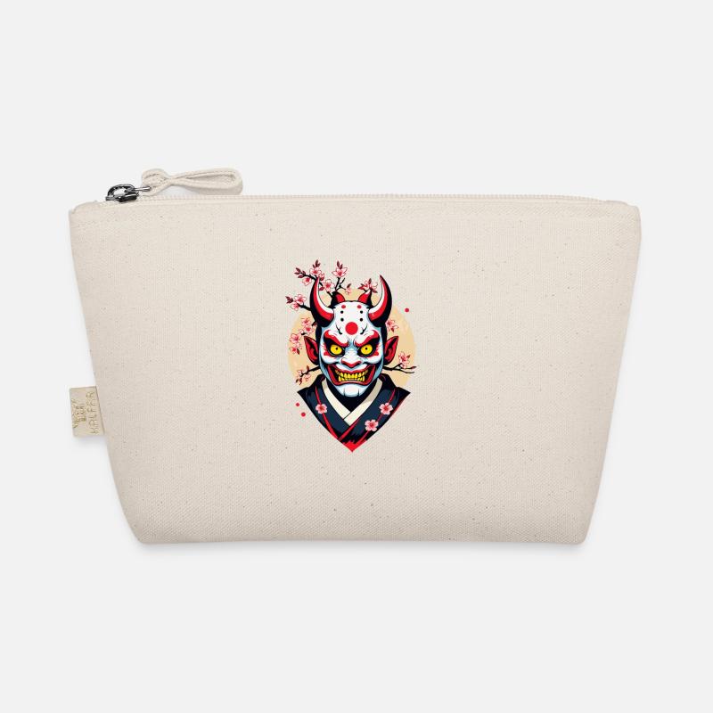 Oni Masque Démon Samouraï Esthétique Yokai Trousse biologique