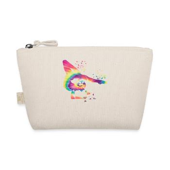 Gymnast With Floor Rhythmic Gymnastics - Organic Pouch - nature - Front