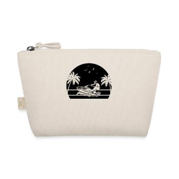 Jetski jet ski Jetski Lover Jetski Racing - Organic Pouch - nature - Front