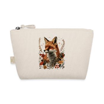 Nature Floral Fox - Organic Pouch - nature - Front