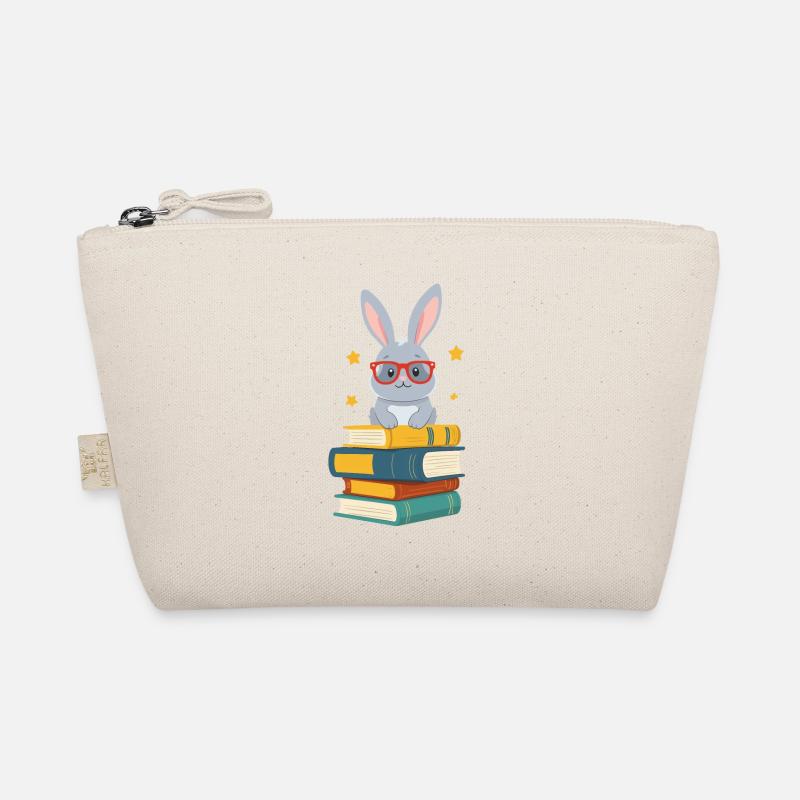 Lapin de lecture passionné de livres parfait Trousse biologique