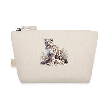 Snow Leopard Schneeleoparden Schneeleopard - Organic Pouch - nature - Front