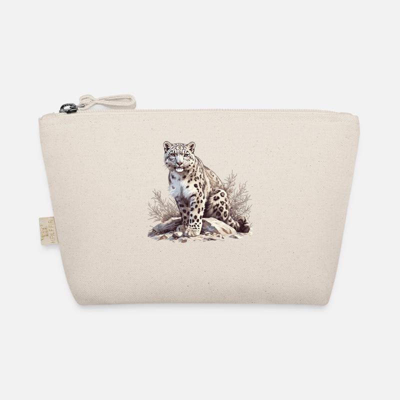 Snow Leopard Schneeleoparden Schneeleopard Bio-Täschchen