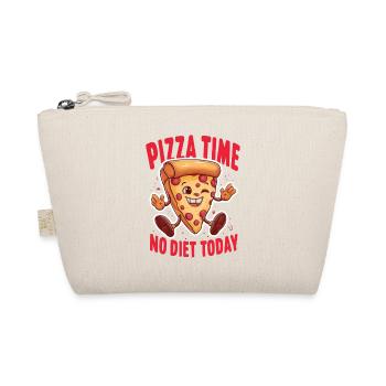 Pizza Time - Diet Humor - Organic Pouch - nature - Front
