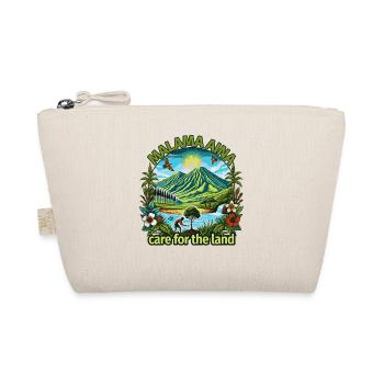 Malama Aina - Care for the Land Hawaiian Design - Organic Pouch - nature - Front