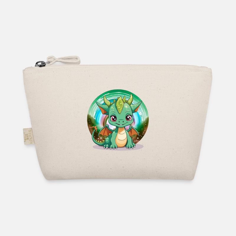Drache Kinder Drachen Kind Bio-Täschchen