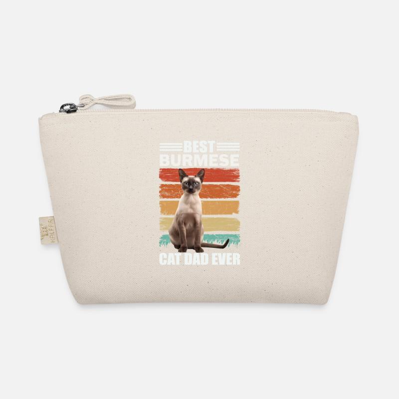Burmese Dad Cat Organic Pouch