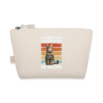 European shorthair dad cat - Organic Pouch - nature - Front