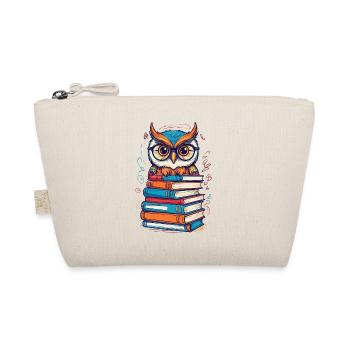 Livres hibou mignon livre illustration rat de bibliothèque - Trousse biologique - nature - Devant