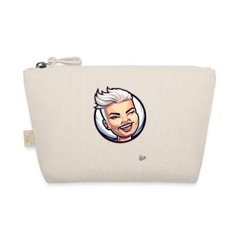 Short-haired lucky cat: Woman, fresh and cheeky! - Organic Pouch - nature - Front