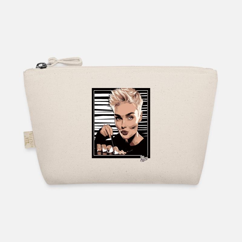 Coupe Pixie et délicieux sushis tendance Trousse biologique