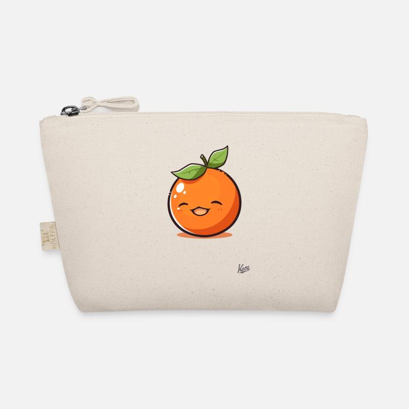Heureux, Mignon, Sourire, Orange Fruit Trousse biologique