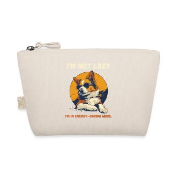 Lazy Dog Humor Energiesparmodus Lustig - Bio-Täschchen - Natur - Vorne
