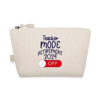 School's Out Forever Retirement 2024 Retired - Bio-Täschchen - Natur - Vorne