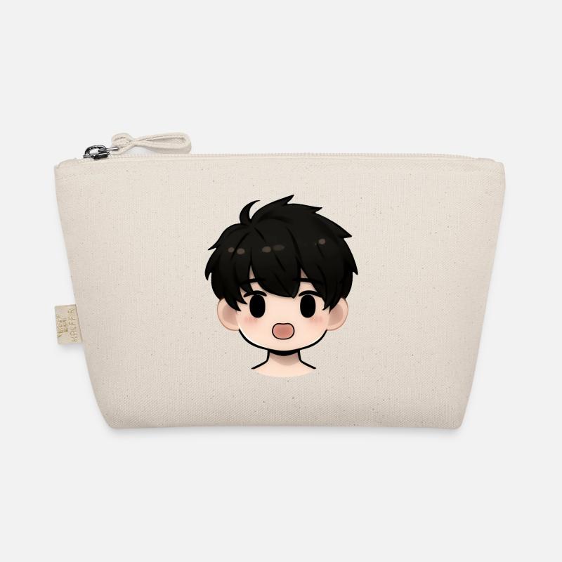 Boy Face Expression Organic Pouch