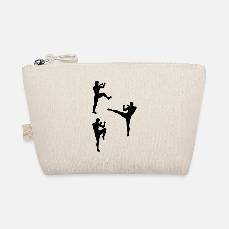 Silhouettes de combattants de Muay Thai Muay Thai Trousse biologique