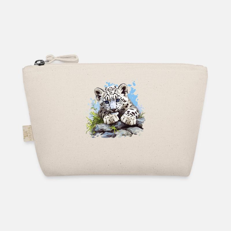 Snow Leopard Schneeleoparden Schneeleopard Organic Pouch