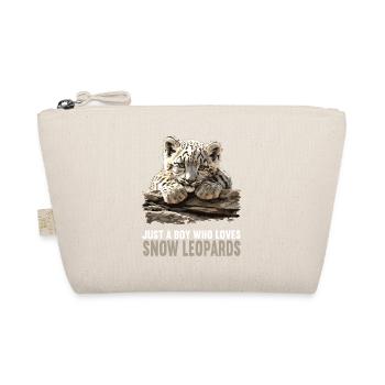 Snow Leopard Schneeleoparden Schneeleopard - Organic Pouch - nature - Front