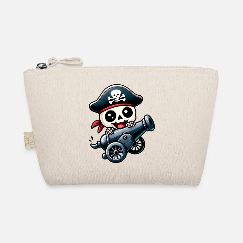 Pirate Skeleton Organic Pouch
