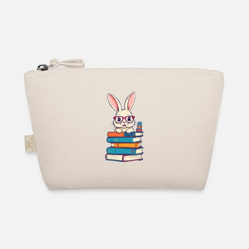 Lapin de lecture passionné de livres parfait Trousse biologique