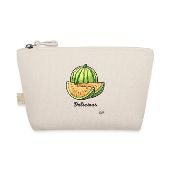 Leckere Melonen Früchte - Bio-Täschchen - Natur - Vorne