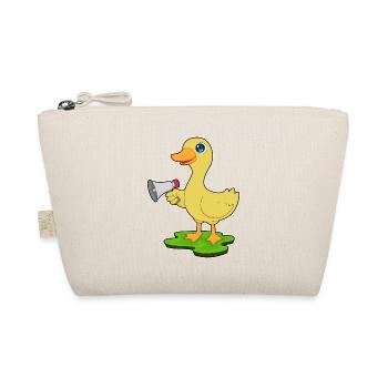 Duck Megaphone - Organic Pouch - nature - Front