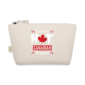 I Love My Hot Husband Canadian Maple Leaf Canada - Bio-Täschchen - Natur - Vorne