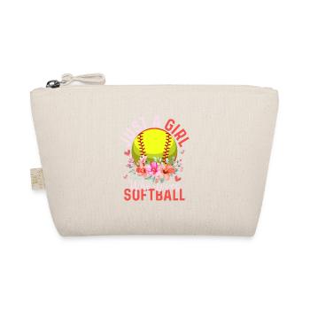 Juste une fille qui aime l’équipe de baseball de softball - Trousse biologique - nature - Devant