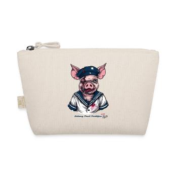 The scent of a battered sow sailor pig - Organic Pouch - nature - Front