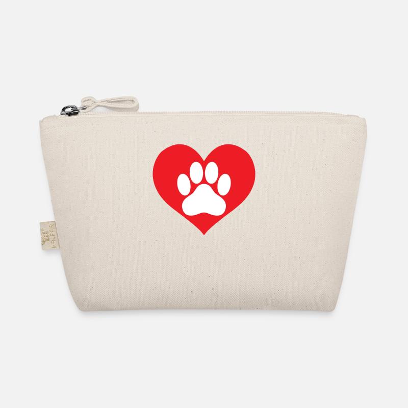 Patte Coeur Mignon Impression Drôle Chien Animal Empreinte Trousse biologique