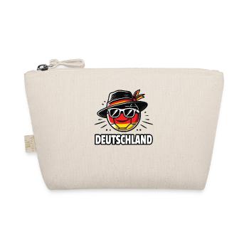 Soccer Ball with Germany Flag Funny Ball - Organic Pouch - nature - Front