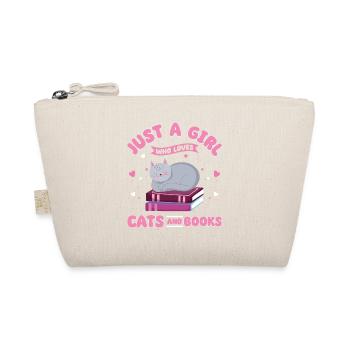 Chats, Amoureux Des Chats, Livres, Lecture, Fille - Trousse biologique - nature - Devant