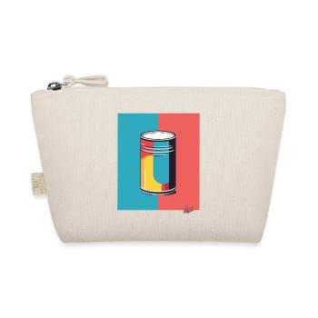 Pop Art und eine bunte Dose - Bio-Täschchen - Natur - Vorne