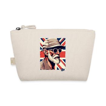 Vieil homme britannique et drapeau britannique - Trousse biologique - nature - Devant