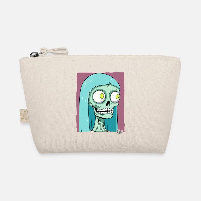 Heirat der Totenkopf Zombie Braut Bio-Täschchen