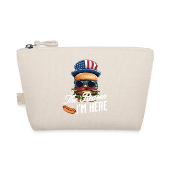 Raison pour laquelle je suis ici Jeu de mots amusant sur le barbecue - Trousse biologique - nature - Devant