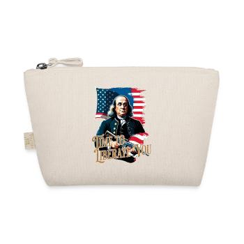 Il est temps de libérer le design vintage drôle 4 juillet - Trousse biologique - nature - Devant