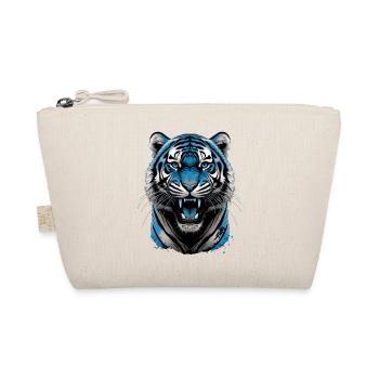 Blue Tiger 💙 - Organic Pouch - nature - Front
