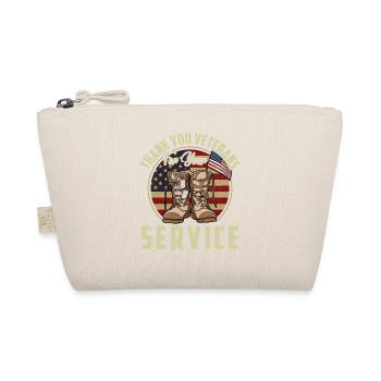 Thank You Veterans For Your Service Veterans Day - Bio-Täschchen - Natur - Vorne
