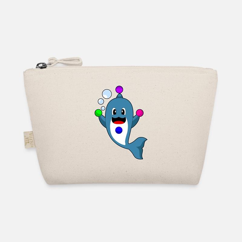 Dolphin juggler juggling Organic Pouch